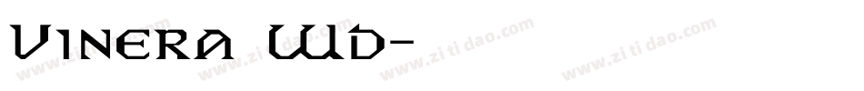 Vinera Wd字体转换